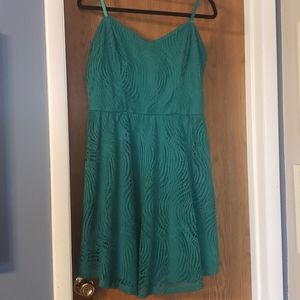Teal Maurices Dress